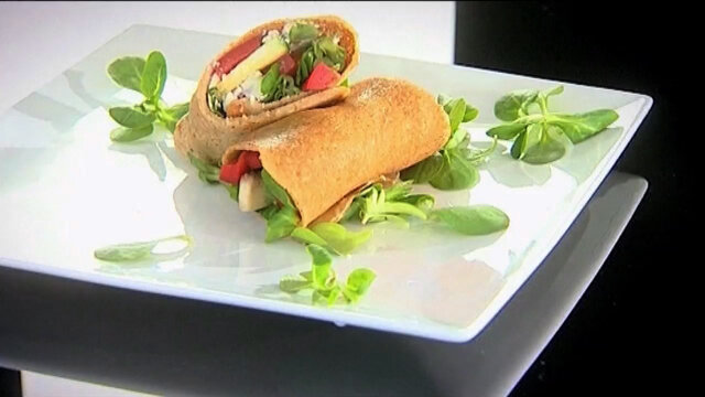 Krokiety z grillowanymi warzywami