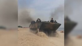 Wojsko jechało po plaży